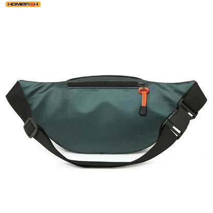 Homefish Unisex Waist Bag Multifunctional Large Capacity Splash Resistant Wear Resistant Worksite Outdoor Fanny Pack