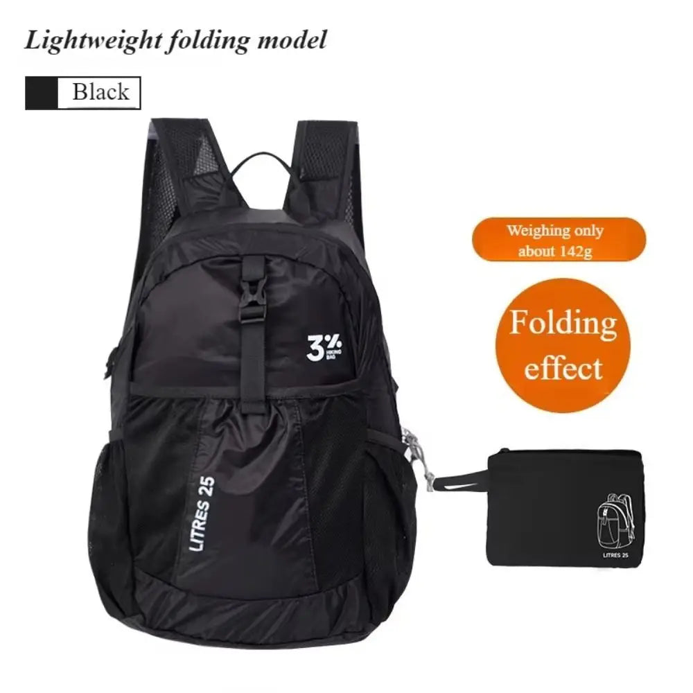Adjustable Straps Foldable Backpack Mountaineering Bag Large Capacity Hiking Daypack Small Bag Waterproof Ultralight Backpack