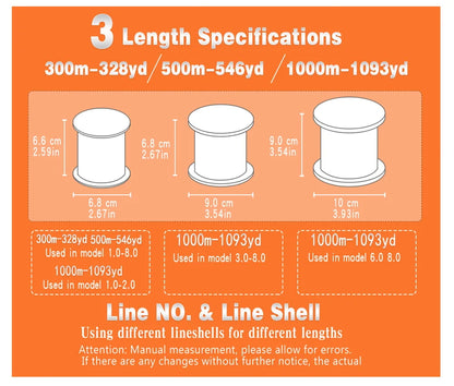 JOSBY 8-Strand PE Braided Line (100-1000m)