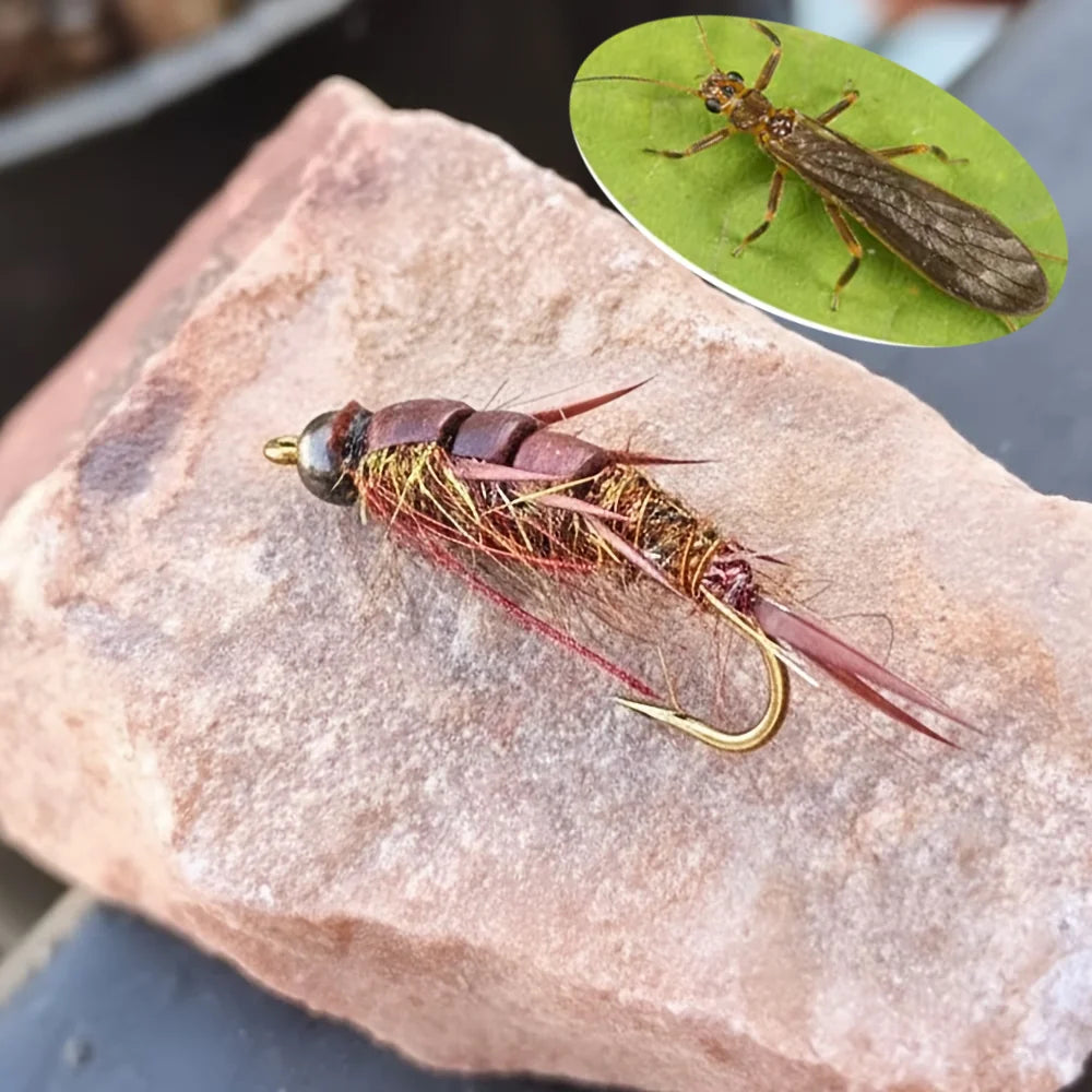 Brass Beadhead Stonefly Nymphs (3 Pack)