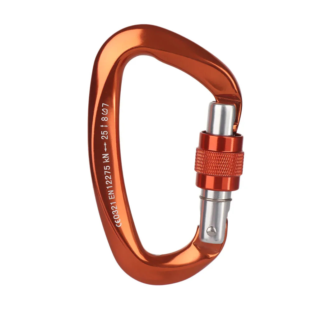 Quality Aluminum Security Master Lock Accessories Mountaineering Protective Equipment Professional Carabiner Climbing Key Hooks