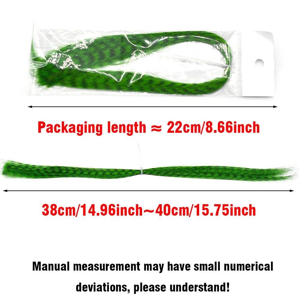 MNFT Zebra Grizzly Streamer Fibers (12 Colors)