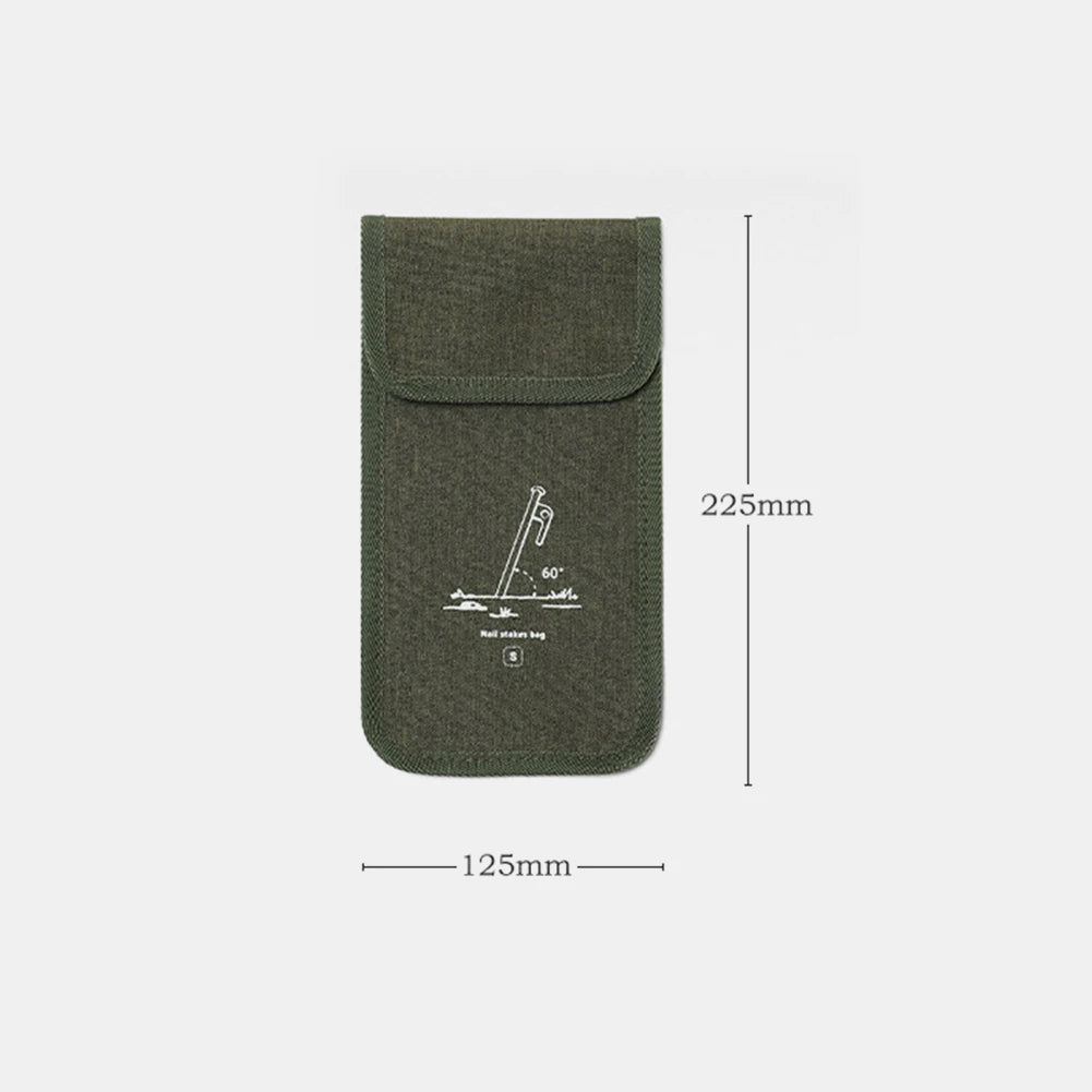 Outdoor Camping Equipment Stake Storage Bags Tent Accessories Hammer Wind Rope Tent Pegs Nails Storage Bag