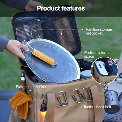camping storage bag foldable large capacity tool camping picnic storage bag waterproof