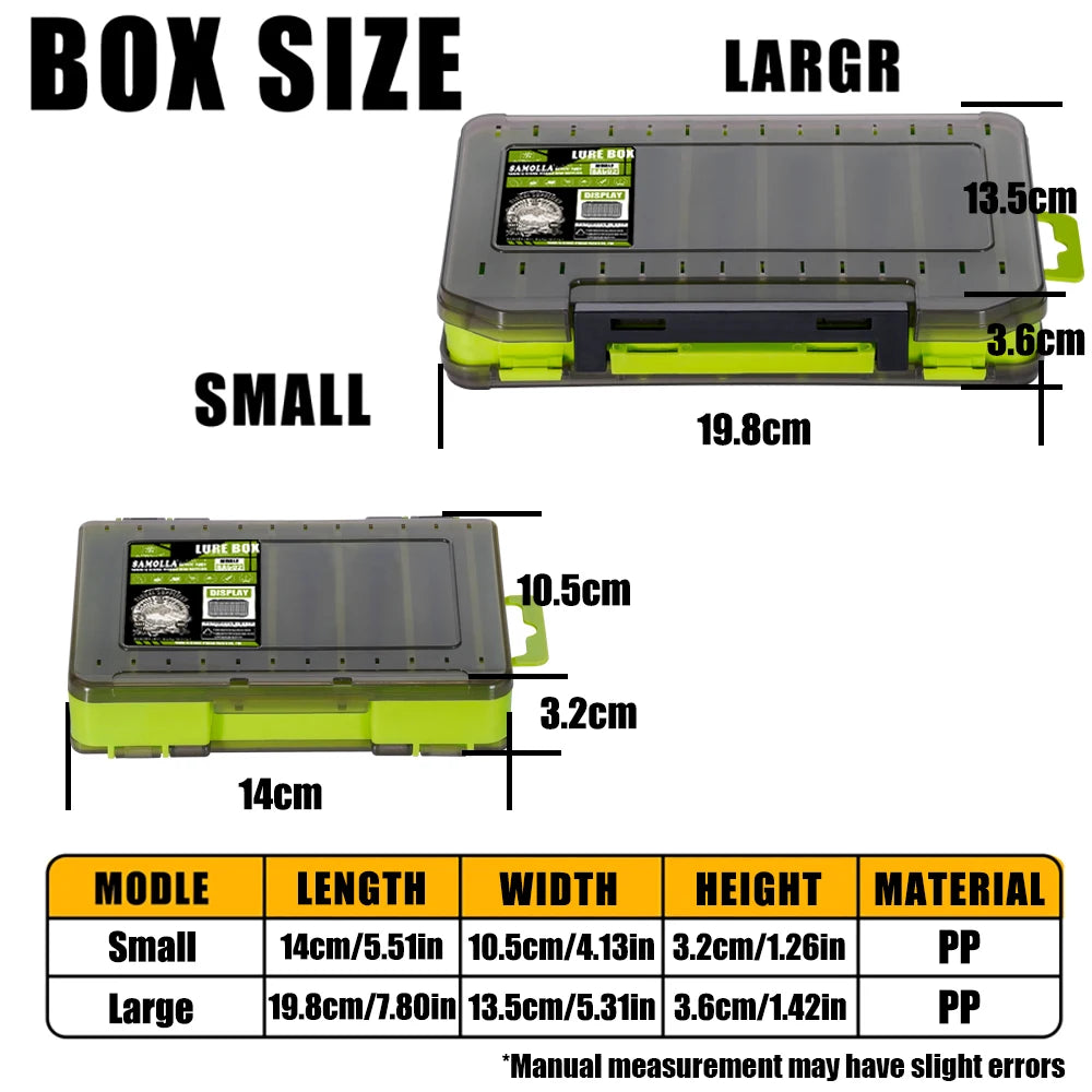 SAMOLLA 14-Compartment Tackle Box