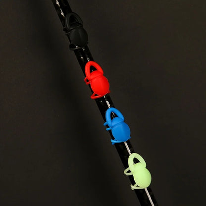 Silicone Fishing Rod Hook Keepers (5 Pack)