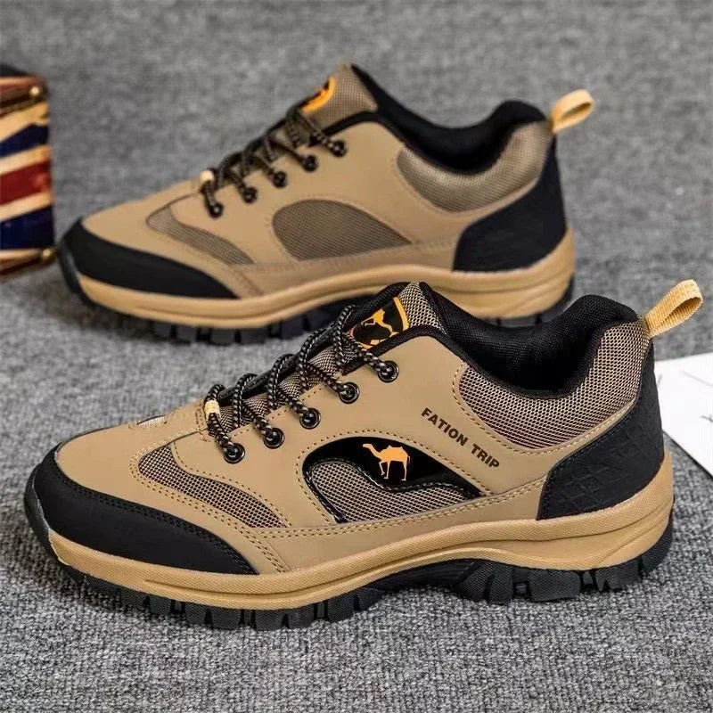 Outdoor Men’s Hiking Shoes – Non-Slip Lightweight Sneakers for Walking & Casual Wear