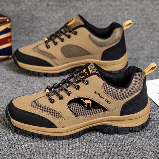 Outdoor Men’s Hiking Shoes – Non-Slip Lightweight Sneakers for Walking & Casual Wear