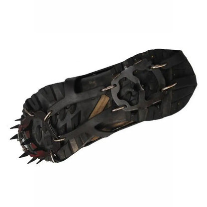 1 Pair 18 Teeth Anti-Slip Ice Snow Shoe Boot Traction Cleat Spikes Crampon Shoes Boots Covers steigeisen шипы для сапог