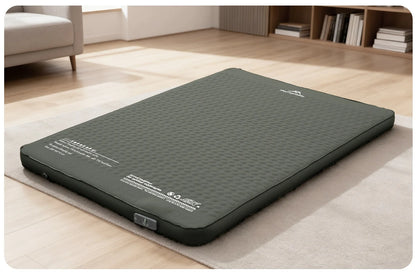 MOUNTAINHIKER Single Double Person Self-inflating Mattress Thick 10cm Compact Folding Camping Sleeping Bed Pad Air Mat Floor