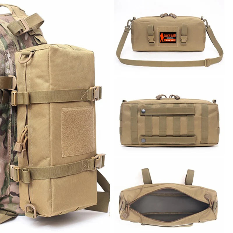 Tactical Pouch Molle EDC Nylon Waterproof Hunting Bag Sports Fishing Waist Pack Travel Camping Hunting Cross-body Shoulder Bag