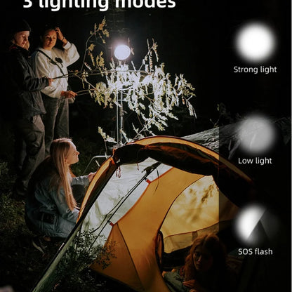 2PCS USB Rechargeable LED Bulb with Hook Portable Emergency Light for Outdoor Camping Fishing Hiking Security