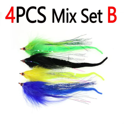 Bimoo Dragon Tail Pike and Muskie Streamers