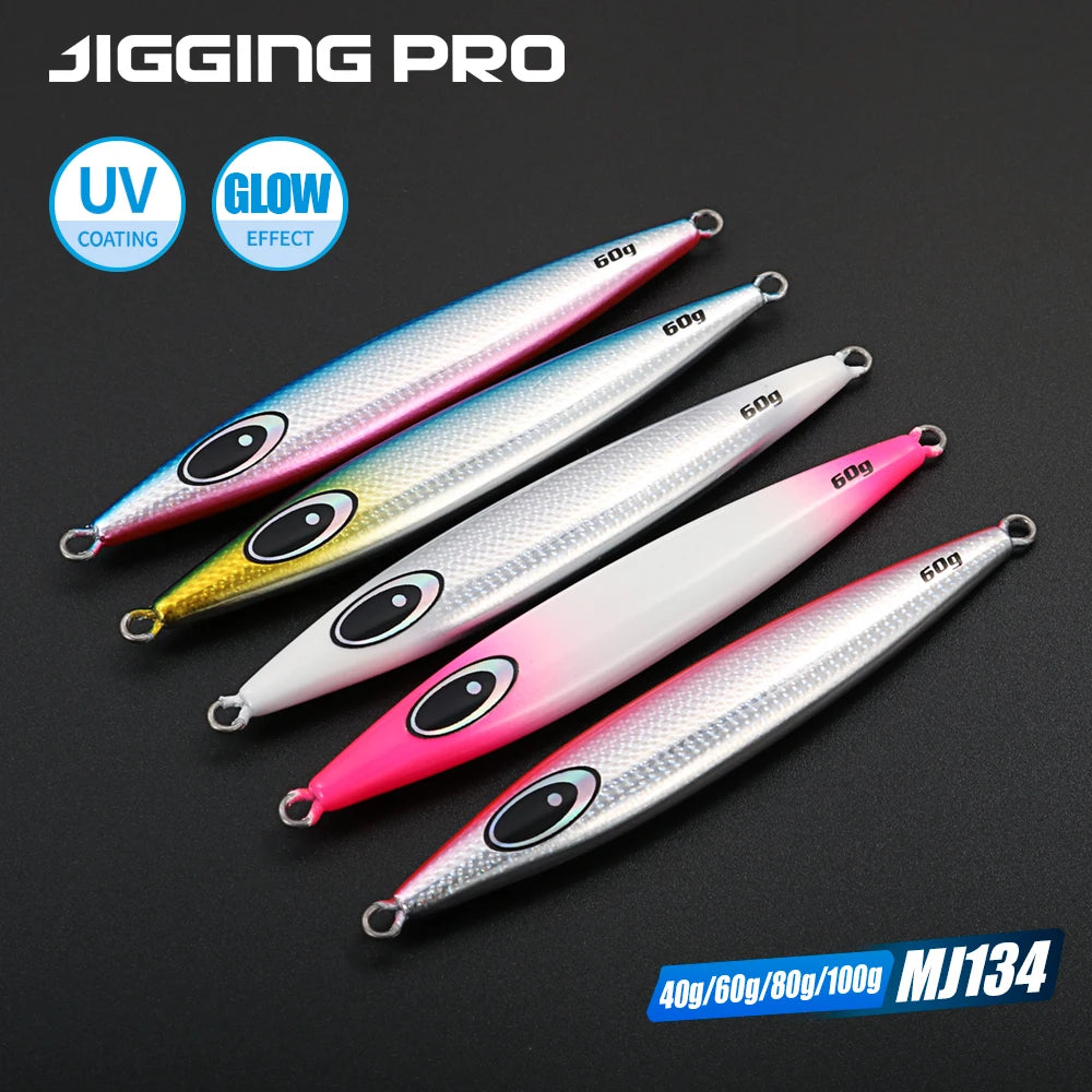 JIGGING PRO Slow Pitch Metal Jigs (40-100g)