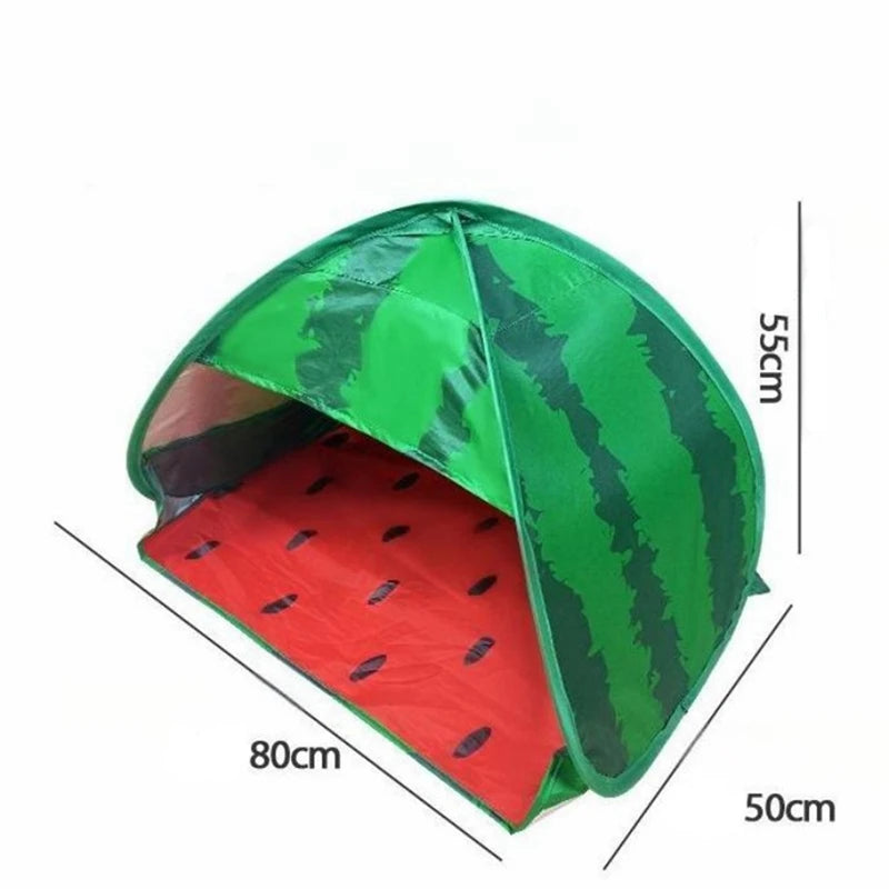 Beach Headrest Sunshade Tent UV-protecting Sunshelter Automatic Opened Portable Outdoor Camping Sunshade Tent For Adults Kids