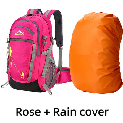 Outdoor Sports Short Distance Trip Backpack Mountaineering Duffel Bag Camping Travel Knapsack Climbing Hiking Hydration Rucksack