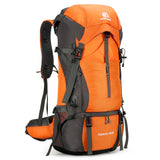 70L Mountaineering Bag Outdoor Sports Backpack Waterproof Hiking Backpack Camping Climbing Rucksack Travel Trekking Rucksack