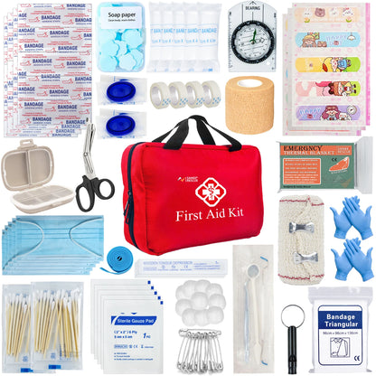 First Aid Kit 26-330 Piece All-Purpose Tactical  Emergency Kit In The Car Military Acessories Survival Kits Camping Medical Bag