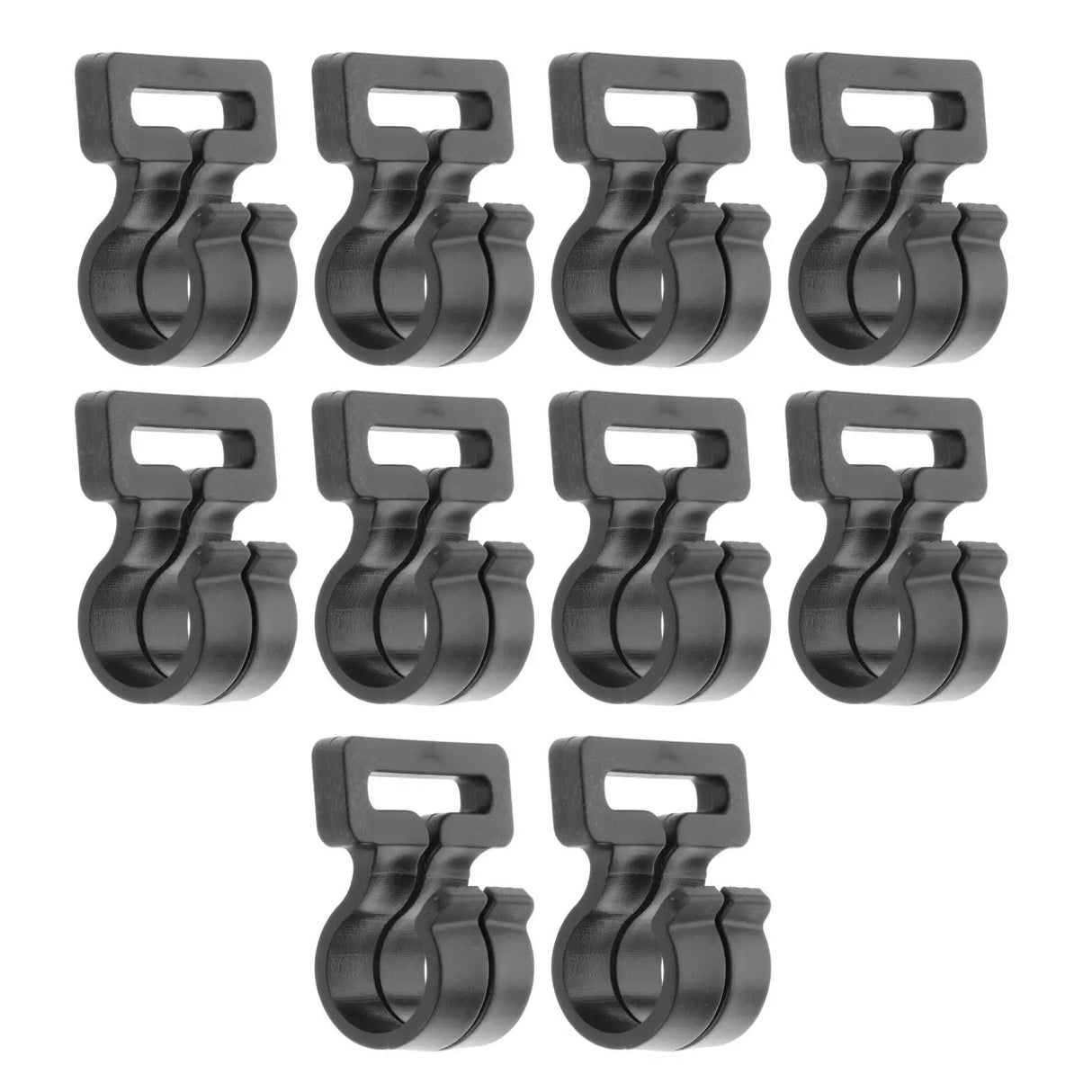Set of 10 Camping Tent Pole Hook Awning Hooks Windproof Accessories High Quality Inner Tent Set for Indoor Outdoor Activity