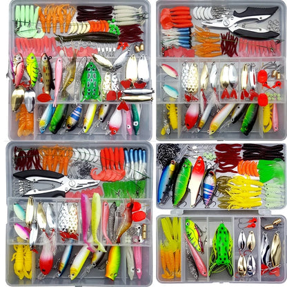 Soft and Hard Bait Lure Kit with Box