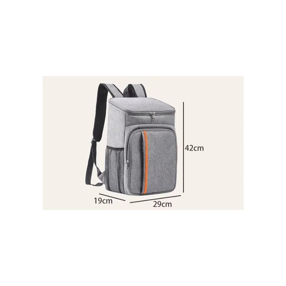 18L Portable Thermal Lunch Bag Food Box Durable Waterproof Cooler Ice Insulated Case Camping Oxford Dinner Backpacks Icebox