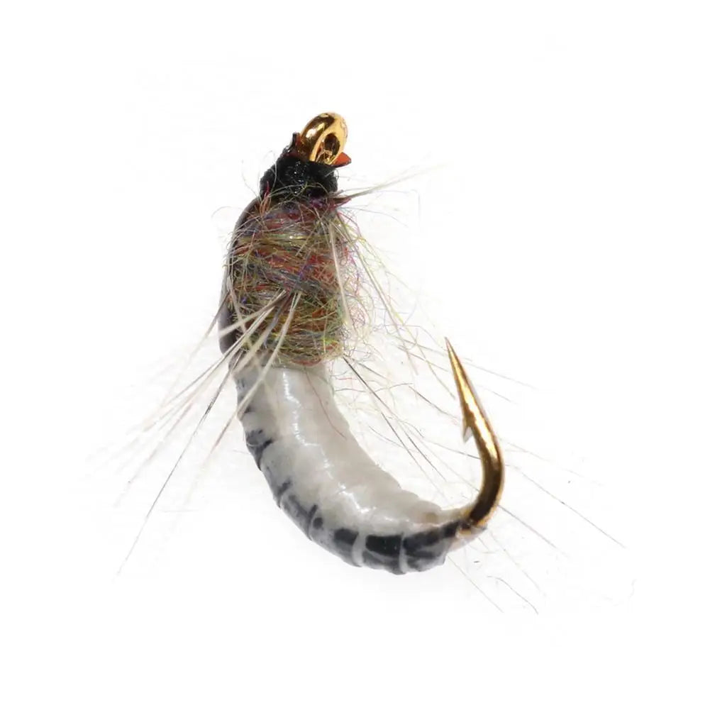 Bimoo Realistic Scud and Caddis Nymphs #12 (6 Pack)