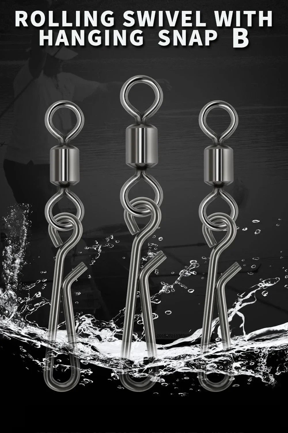 Rolling Swivel Snaps (10-50 Pack)