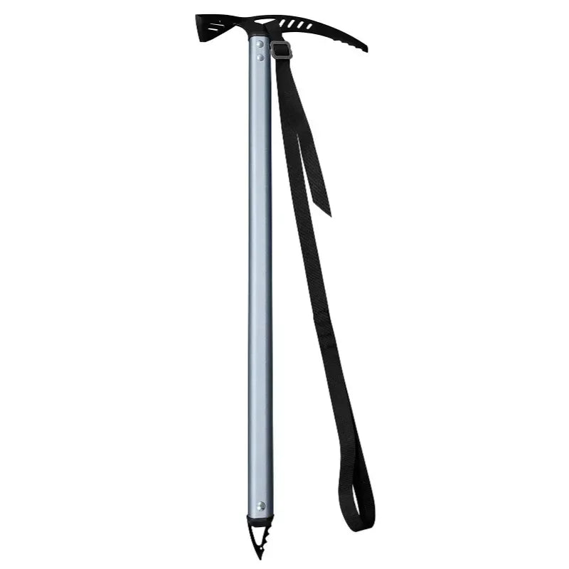 Outdoor Camping Ice Axe – 70cm Lightweight Aluminum Alloy Mountaineering Pick