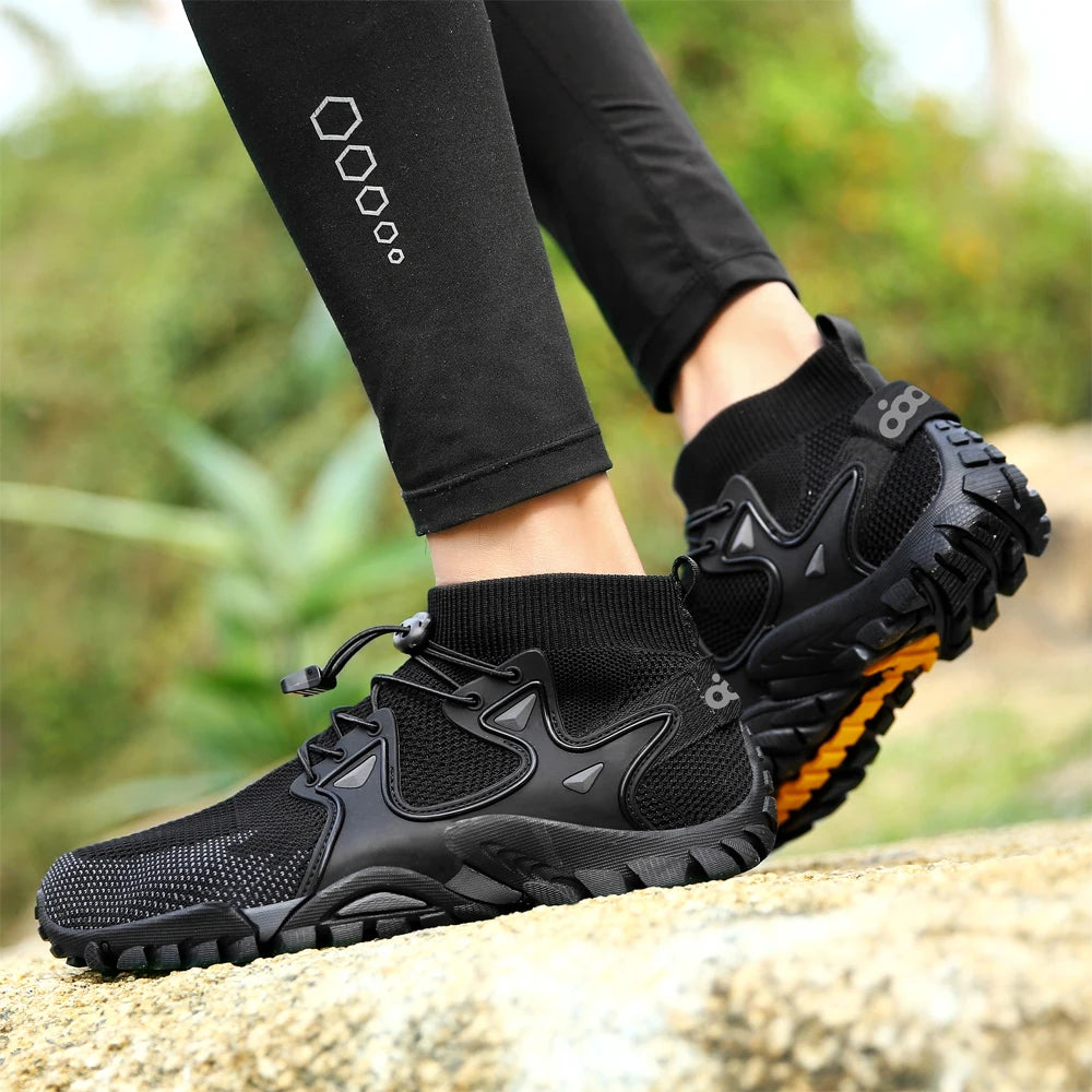 Oiaano Man Black Shoes Summer Men Casual Beach Outdoor Water Breathable Trekking Fashion Hiking Stability And Comfort Sport