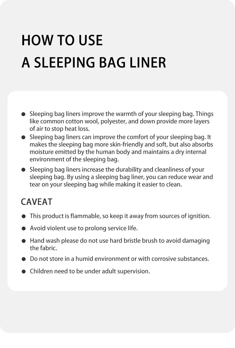 Naturehike Sleeping Bag Liner 128g Ultralight Outdoor Travel Hiking Single Sleeping Bag Liner Travel Blanket Inner Sleeping Bag