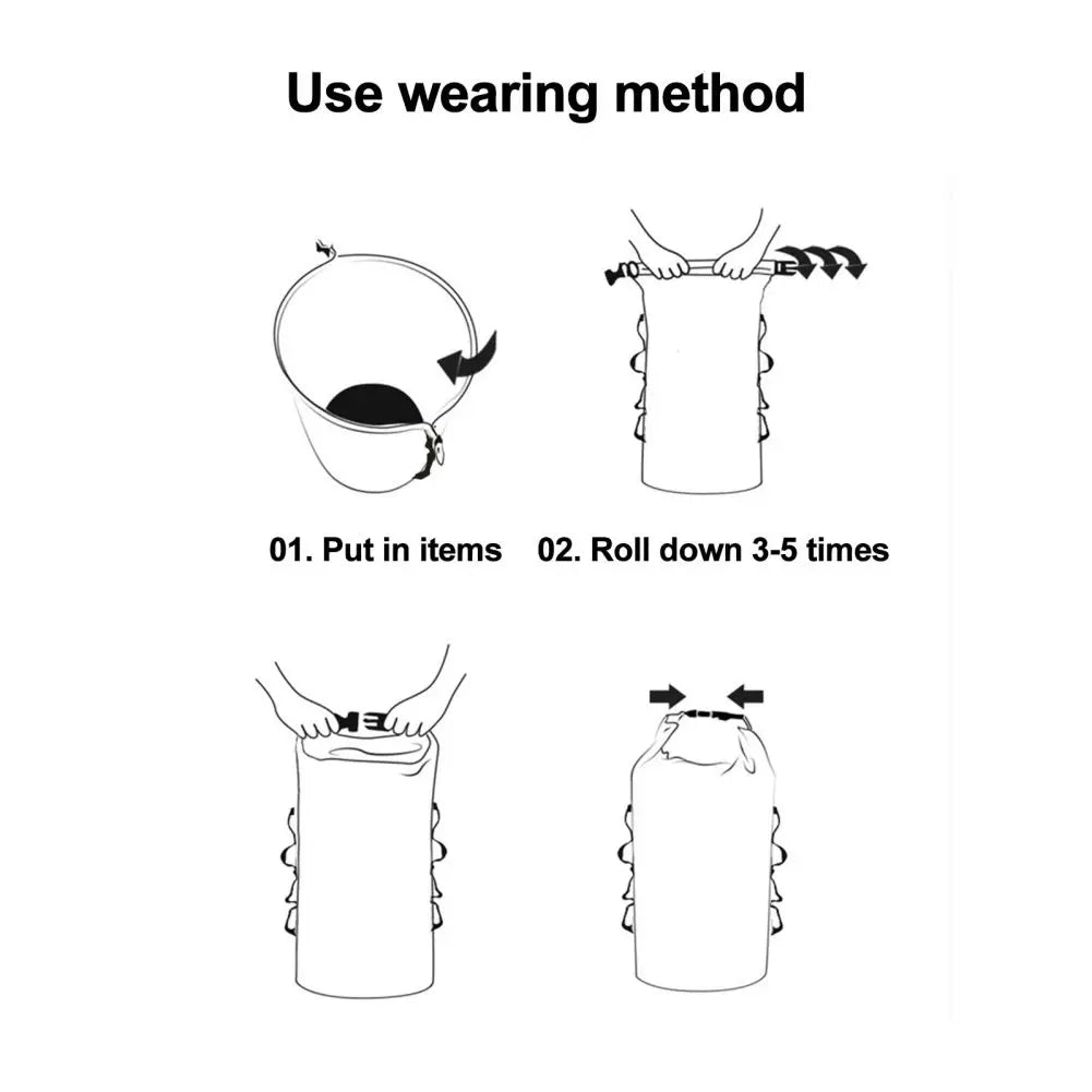 Waterproof Dry Bag Pack Sack 3/5/10/20/35L Swimming Rafting Kayaking River Trekking Floating Sailing Canoing Boating Water Bag