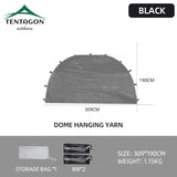 MOUNTAINHIKER Outdoor With Windows Tent 8-10Person Camping Dome Tents Light Luxury Round Big Canopy Large Awning Pergola Tent