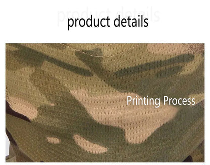 Women Men Hiking Fishing Boonie Hat Outdoor Sport Sun UV Protection Neck Face Camouflage Adjustable Bucket Caps and Mask
