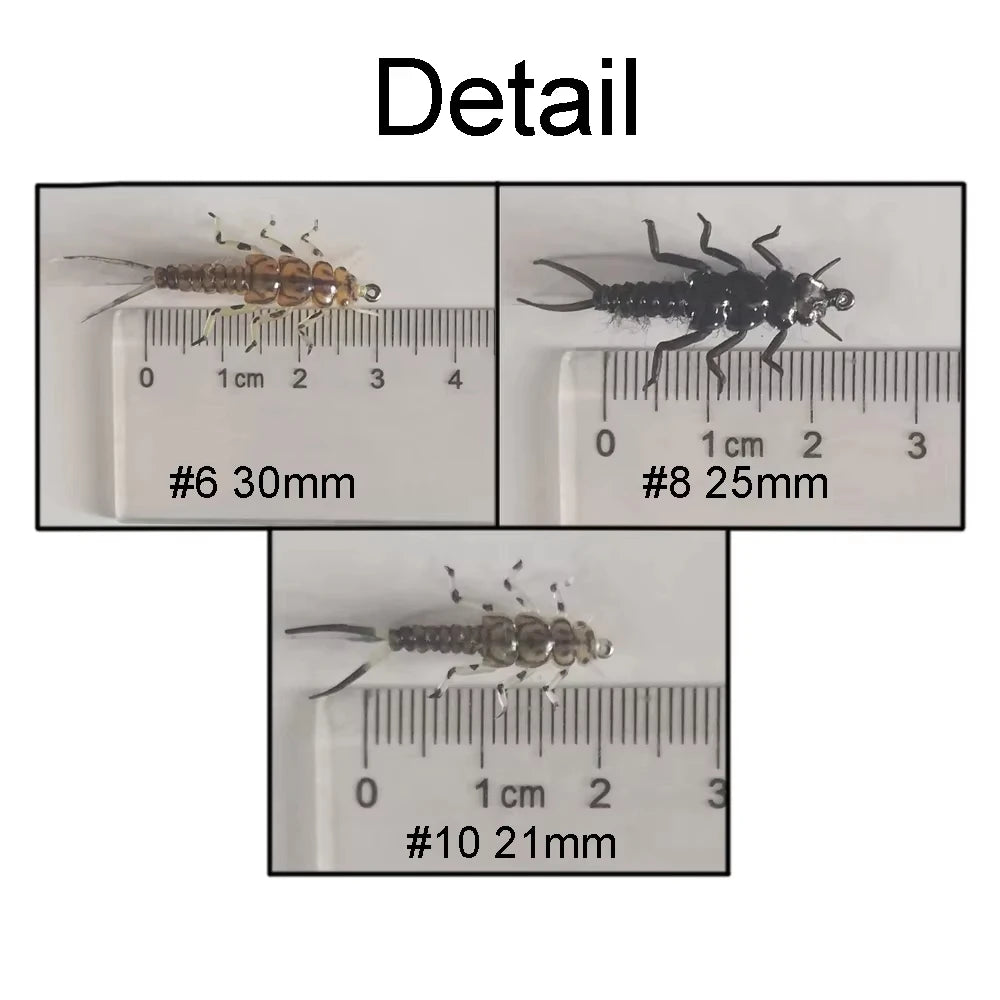 Aventik Stone Nymph Fly Fishing Flies (Sizes 6-10)