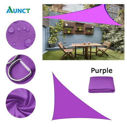 Waterproof Sun Shelter Triangle Sunshade Protection Outdoor  Cover Garden Patio Pool Shade Sail Awning Camping Sun Shade 420D