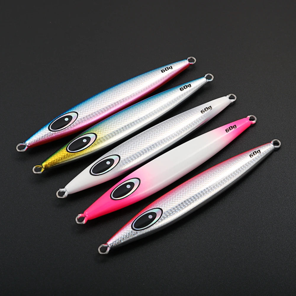 JIGGING PRO Slow Pitch Metal Jigs (40-100g)