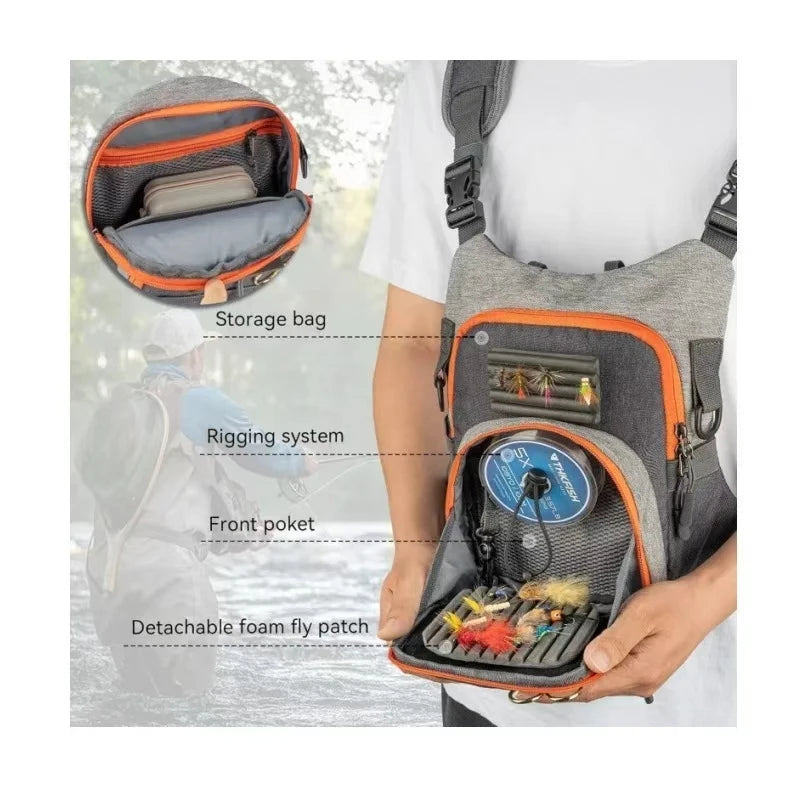 Ultralight Fly Fishing Chest Pack and Fanny Pack