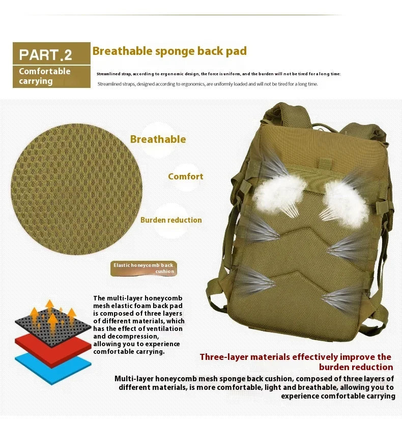 Climbing Outdoor Camouflage Backpack Men Bag Sports Travel Backpack Men Tactical Backpack Large Capacity Men Bags