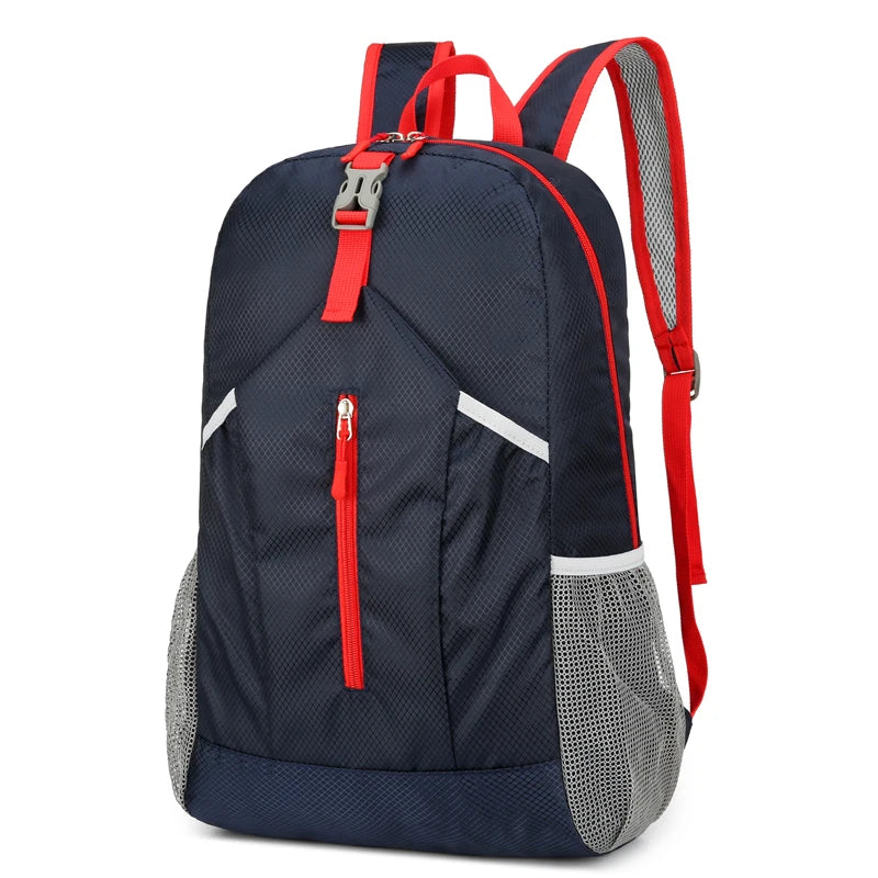 Outdoor Sports Shoulder Bag Ultra-light Large Capacity Folding Backpack Mountaineering Top Pack Suitable for Hiking, Cycling