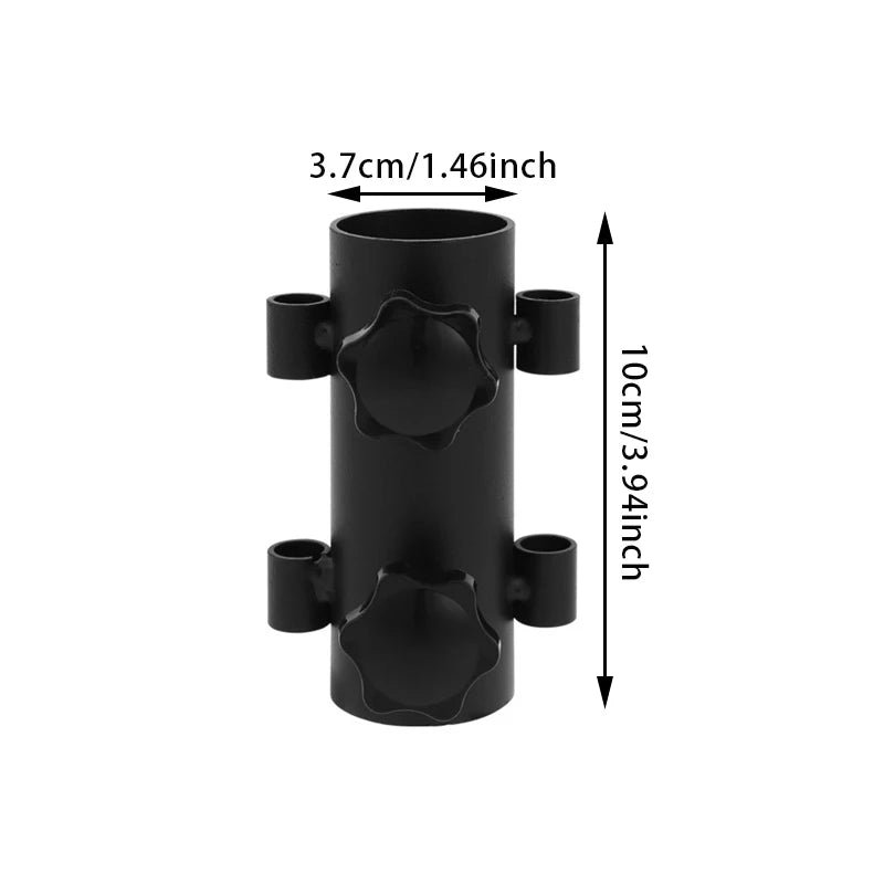 Canopy Tarp Camp Pole Fixer Tent Accessories Camping Supplies Equipment Support Rod Fixing Tube Outdoor Fixture Accessories
