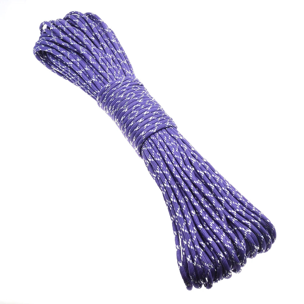 Gold & Silver 550 Paracord – Type III, 100ft, 19 Colors