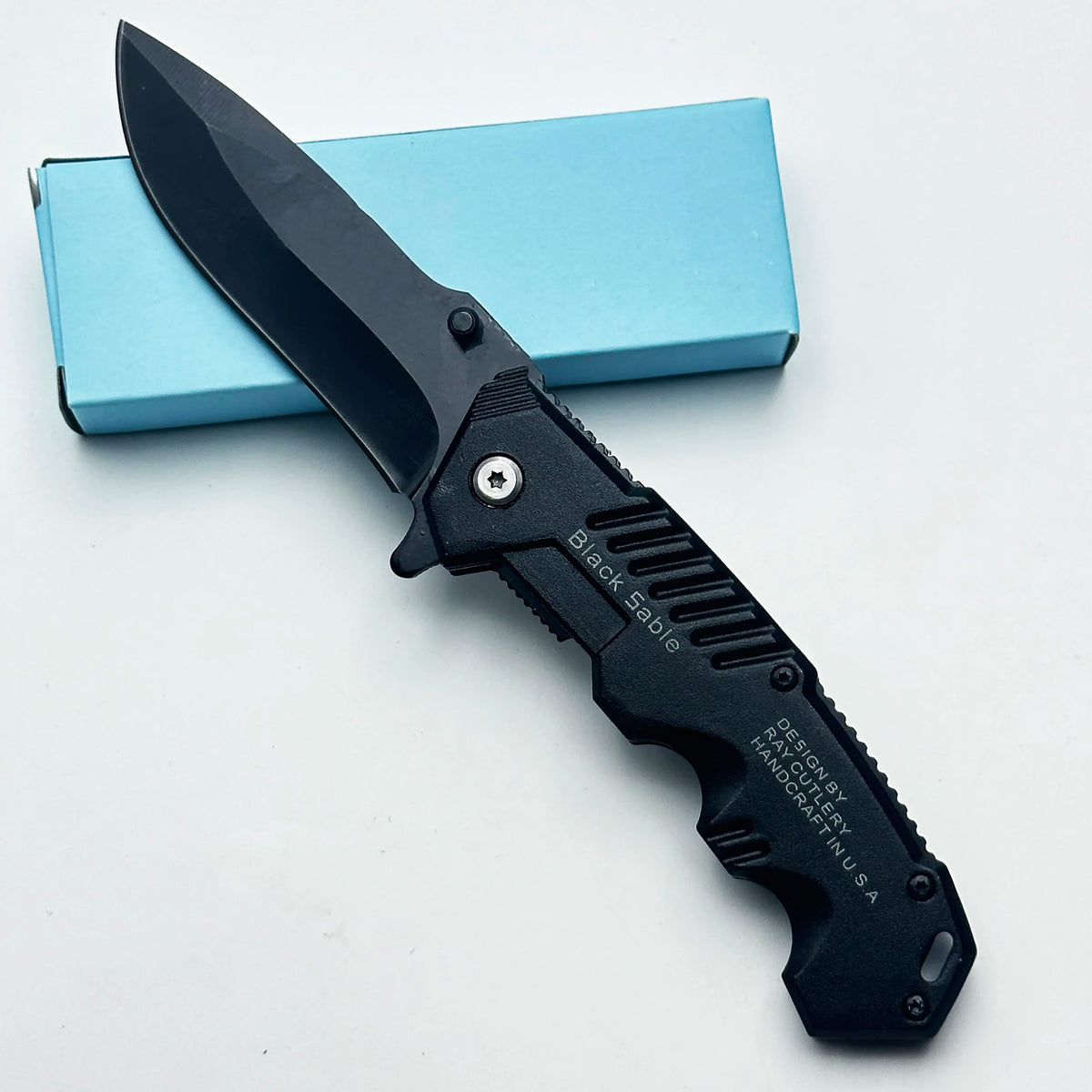 Stainless steel convenient folding knife EDC pocket folding knife is suitable for outdoor camping, fishing, survival and hunting