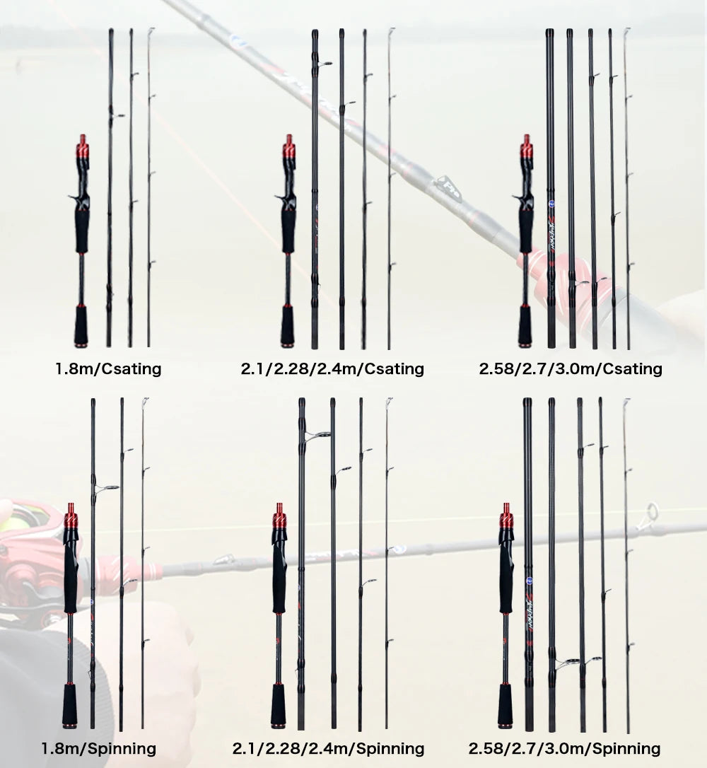 BIUTIFU Traveller Fuji Lure Rod