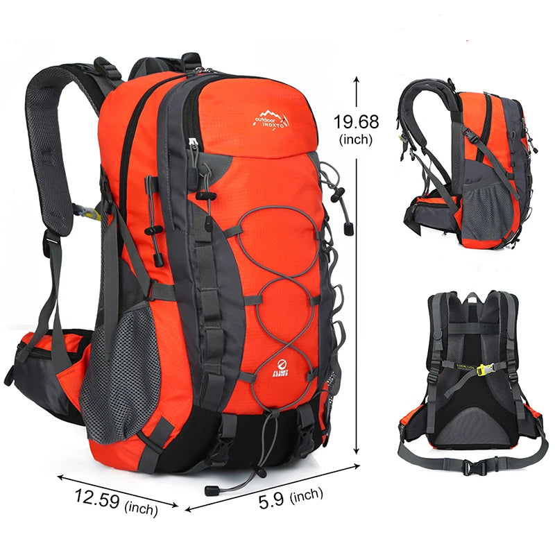 Hiking Storage Backpack Sturdy 40 Liter Bag Travel Tactical Backpack Trekking Backpack Mountaineering Hiking Camping Backpack