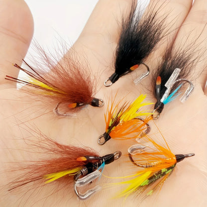 Double Hook Salmon Wet Flies (3 Pack)