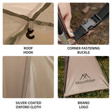 MOUNTAINHIKER Outdoor With Windows Tent 8-10Person Camping Dome Tents Light Luxury Round Big Canopy Large Awning Pergola Tent