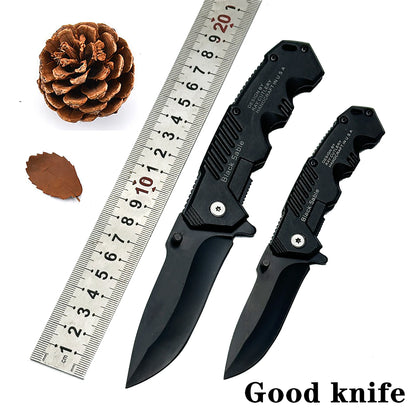 Stainless steel convenient folding knife EDC pocket folding knife is suitable for outdoor camping, fishing, survival and hunting