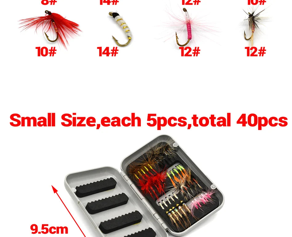 MNFT Handmade Fly Assortment (40-56 Pack)