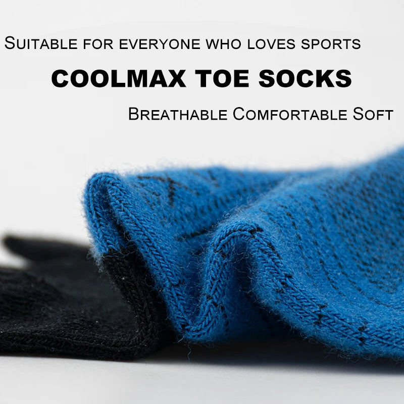 1 Double Running Five Finger Socks Summer Thin Breathable Sports Socks Off-road Running Professional Sports Quick Drying Socks