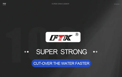 FTK Fluorocarbon Coated Line 100m (4-34 lb)